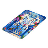 Chefchaouen Medina Marokko Magnet (Linke Seite)
