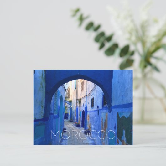 Chefchouen, Marokko Postkarte (Stehend Vorderseite)