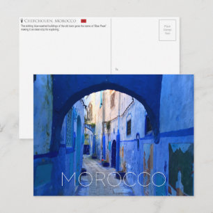 Chefchouen, Marokko Postkarte
