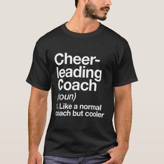 Chefcoach Funny Definition Sporttrainer T-Shirt (Vorderseite)