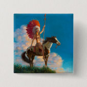 Chefdirigent des Amerikanischen Ureinwohners Button (Vorderseite)