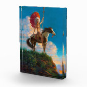 Chefdirigent des Amerikanischen Ureinwohners Fotoblock (Rechts)