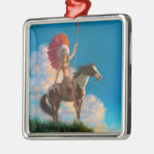 Chefdirigent des Amerikanischen Ureinwohners Ornament Aus Metall (Links)