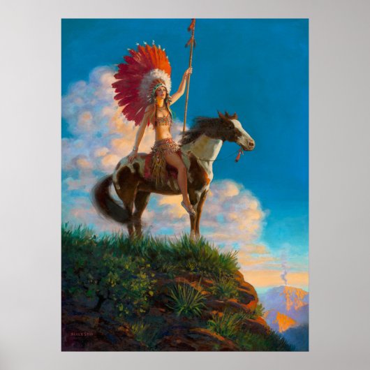 Chefdirigent des Amerikanischen Ureinwohners Poster (Vorne)