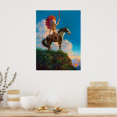 Chefdirigent des Amerikanischen Ureinwohners Poster (Küche)