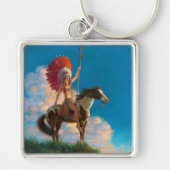 Chefdirigent des Amerikanischen Ureinwohners Schlüsselanhänger (Vorne)