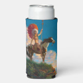 Chefdirigent des Amerikanischen Ureinwohners Selters Dosenkühler (Seltzer Vorderseite)