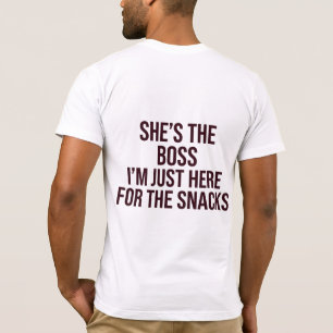 Chefetage-Dame, Geschenk für die Ehefrau, Hochzeit T-Shirt