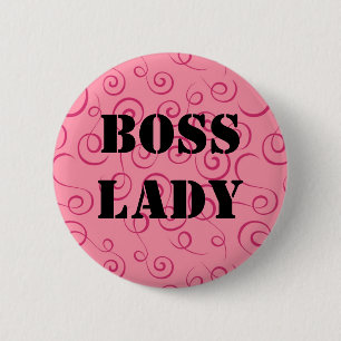 Chefetasse Pink Swirl Knopf Button