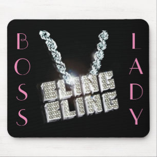 Chefetendame Bling Bling Mauspad