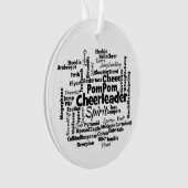 Chefführer Word Cloud Ornament (Vorderseite)