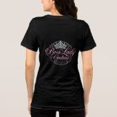 Chefin Couture T-Shirt Tri-Blend Shirt (Rückseite)