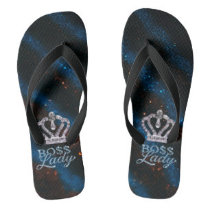 Chefin Damen Flip Flops Badesandalen