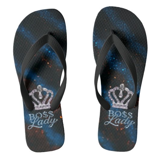 Chefin Damen Flip Flops Badesandalen (Fußbett)
