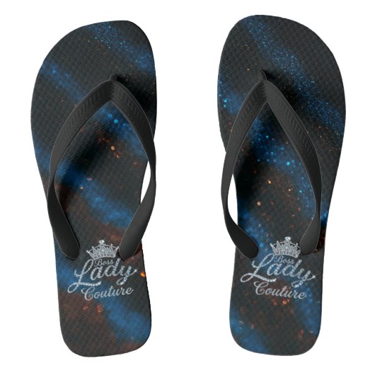 Chefin Damen Flip Flops Badesandalen (Fußbett)
