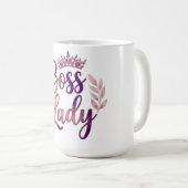 Chefin Floral Kaffeetasse (VorderseiteRechts)
