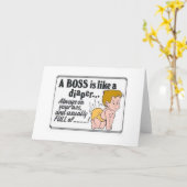 Chefin Karte (Gelbe Blume)