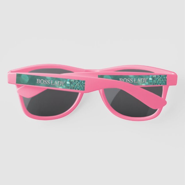 Chefin Plastik-Sonnenbrille (Rückseite)