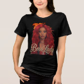 Chefin T-Shirt Tri-Blend Shirt (Vorderseite)