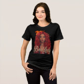 Chefin T-Shirt Tri-Blend Shirt (Vorderseite voll)