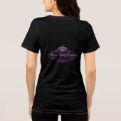 Chefin T-Shirt Tri-Blend Shirt (Rückseite)