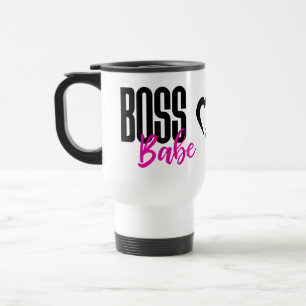 Chefin Unternehmerin Hustle Erfolg Motivierend Reisebecher
