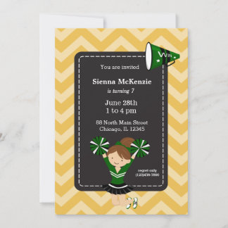 Chefin, wählen Sie Ihre eigene Hintergrundfarbe Einladung