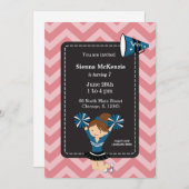 Chefin, wählen Sie Ihre eigene Hintergrundfarbe Einladung (Vorne/Hinten)