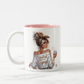 Chefin Zweifarbige Tasse (Links)