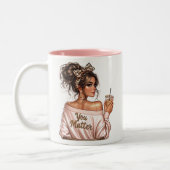 Chefin Zweifarbige Tasse (Links)