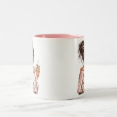 Chefin Zweifarbige Tasse (Mittel)