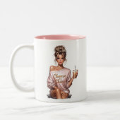 Chefin Zweifarbige Tasse (Links)