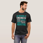 Chefingenieur löst Probleme T-Shirt (Vorne ganz)