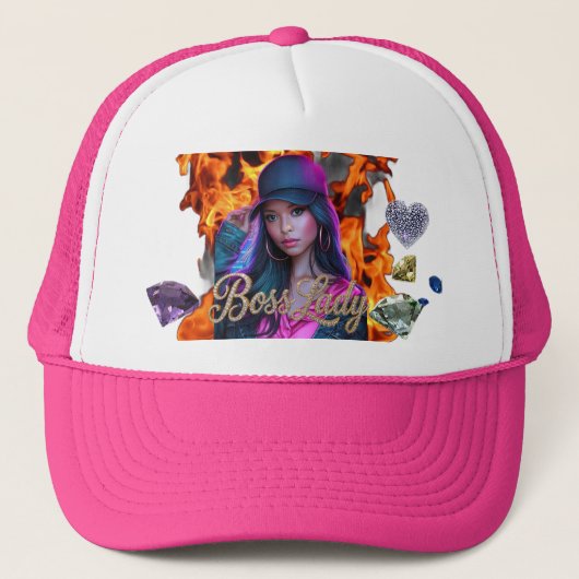 Chefinnen-Hut Truckerkappe (Vorderseite)