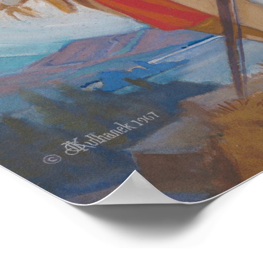 Chefjagd Eagle - Kulhanek (1967) Poster (Ecke)