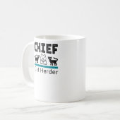 Chefkatze Herder Funny Kaffeetasse (Vorderseite Links)