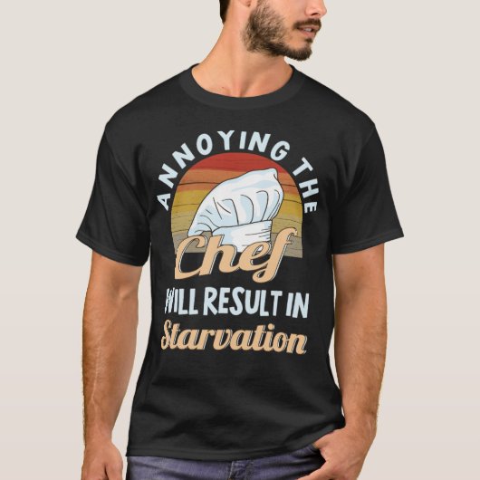 Chefkoch Kitchen Restaurant Funny birthday Dope T-Shirt (Vorderseite)