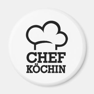 Chefköchin Koch Koch Magnet