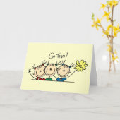 Chefköpfe T - Shirt und Geschenke Karte (Gelbe Blume)