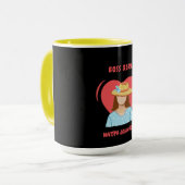 Chefmädchen niedlich unverwechselbar tasse (Vorderseite Links)