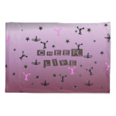 Chefmädchen personalisierten Pillowcase Kissenbezug (Rückseite)