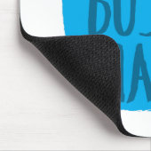 Chefmann mit blauer KAFFEETASSE Mousepad (Ecke)