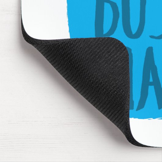 Chefmann mit blauer KAFFEETASSE Mousepad (Ecke)