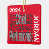 Chefperfusionist Extraordinär CUSTOM Keramikornament (Links)