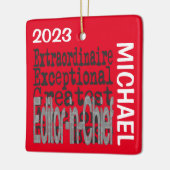 Chefredakteur CUSTOM Keramikornament (Links)