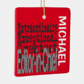 Chefredakteur CUSTOM Keramikornament (Rechts)