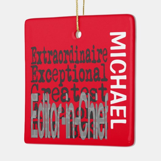 Chefredakteur CUSTOM Keramikornament (Links)