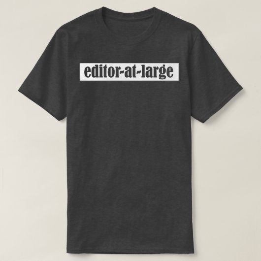 Chefredakteur T-Shirt (Design vorne)
