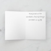 Chefredakteurin Friend Foto Art Card Karte (Innenseite)