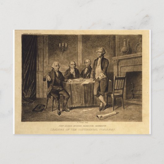 Chefs des Kongresses von Tholey Postkarte (Vorderseite)